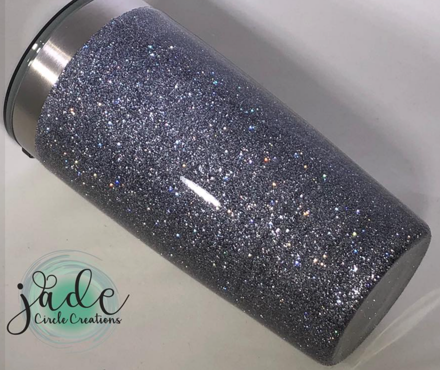 Tumbler - Silver Glitter