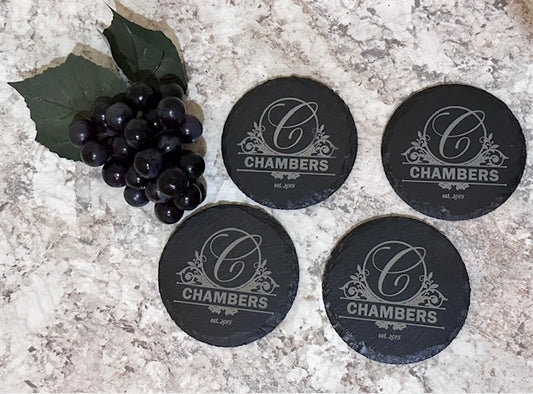 Slate Coaster Set of 4