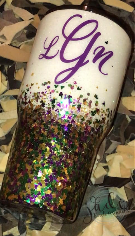 Tumbler - Mardi Gras