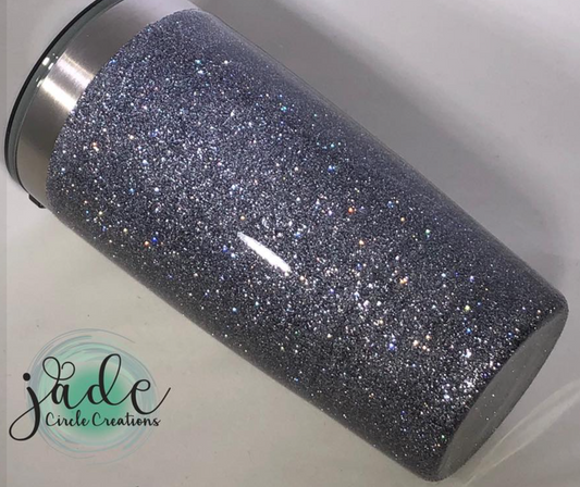 Tumbler - Silver Glitter