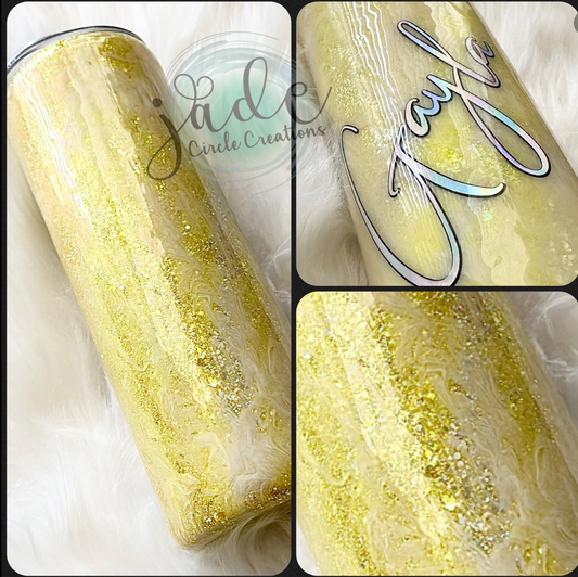Tumbler - Yellow Milky Way