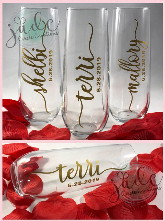 Vinyl Stemless Wineglasses